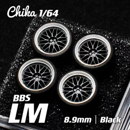 1/64 Chika Modified Wheels 9mm BBS LM VSXX Stance Wheels