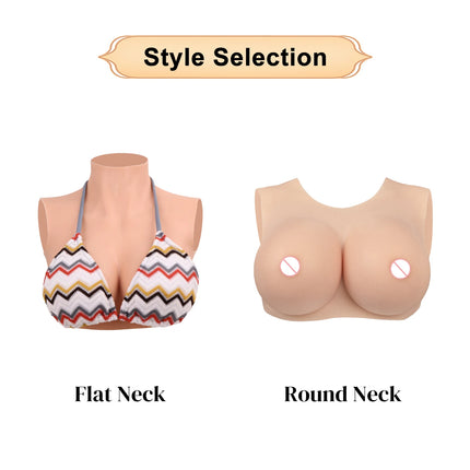 CYOMI Silicone Fake Breast Forms Huge Boobs Chest for Mastectomy Cancer Transgender Crossdresser Cosplay Sissy Drag Queen