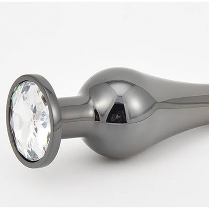 Gun Color Stainless Steel Anal Plug Dildo Sex Toys Products 3 Sizes Butt Plug For Women Sex Adult Game Prostate Massager