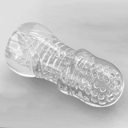 Male Masturbator Soft Pussy Adult Endurance Exercise Sex Products Transparent Vagina Vacuum Sucking Pocket Cup Sex Toys for Men