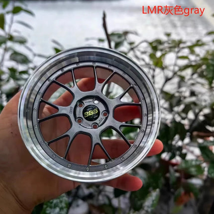 Wheel Model Car Ornaments RAYS Metal Wheel RID Aluminum Alloy Simulation Forging Wheel Modification Creative Desktop Toy