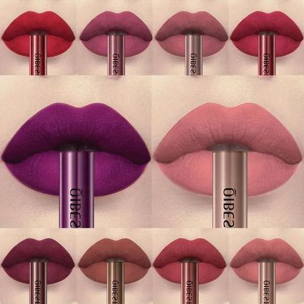 Matte Liquid Lipstick Waterproof Long Lasting Velvet Mate Nude Red Lip Gloss Lint Tube Makeup Cosmetic Lipsticks Lipgloss