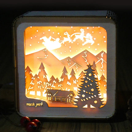 3D Wooden Puzzles Castle Model Kit Night Lights For Kids Desk Decorations Birthday Christmas Gifts For Women