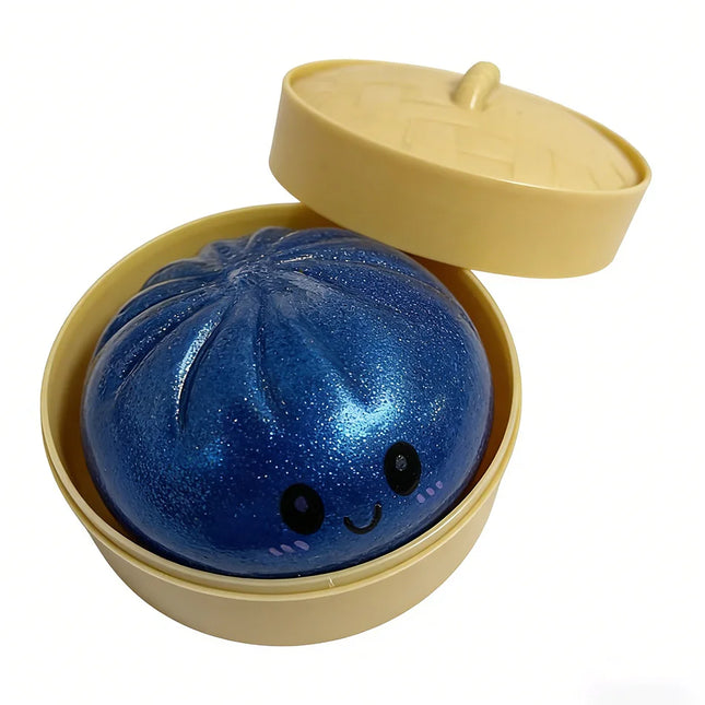 Giant Squishy Dumplings Stress Relief Fidget Toy Colorful Simulation Food Steamed Stuffed Bun Dough Toys Slow-rise Squeeze Toy