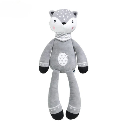 1Pc Nordic Style Fox Plush Doll, soft sleeping companion toy, soothing stuffed animal for babies aged 0-2 years old
