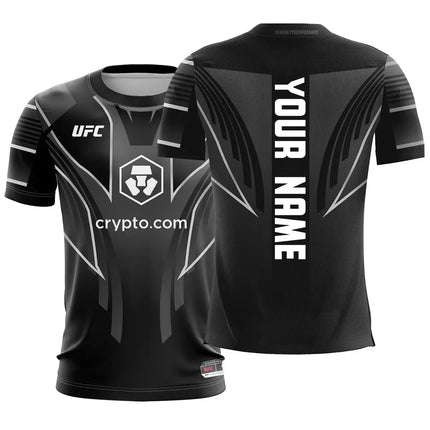 2026 New Customized Name UFC Boxing New Hot Selling Fans T-shirt Extreme Sports Round Neck Short Sleeve Casual Fashion Top