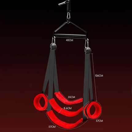 Couples Erotic Sexual Position BDSM Bondage Soft Nylon Sex Swing Sex Toys For Women Men Adult Games Slave Restraint Indoor Sling