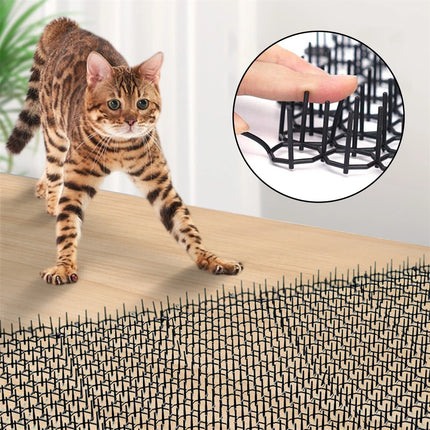 1Pc Anti-Cat Spikes Mat Anti-Climbing Fence Balcony Isolation Gardening Anti-Cat Thorn Net Dog Squirrel Repellent Pet Supplies