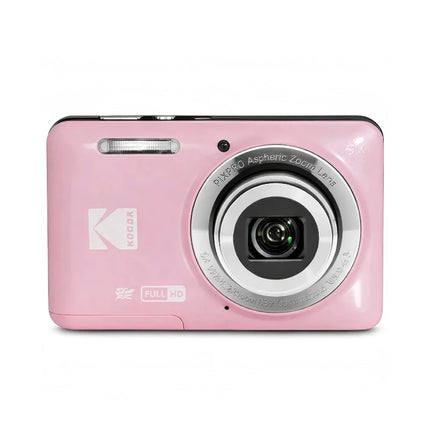 KODAK PIXPRO FZ55-RD 16MP Digital Camera 5X Optical Zoom 28mm Wide Angle 1080P Full HD Video 2.7" LCD Vlogging Camera