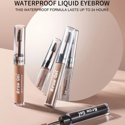 HANDAIYAN Eyebrow Tattoo Gel Semi-permanent Waterproof Lasting Eye Brow Tint Dye Black Brown Eyebrow Dyeing Cream Women Makeup
