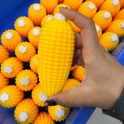 DIY Handmade Realistic Corn Slow Rebound Squishy, Super Soft Fidget with Inner Blocks Crisp Sound for Adult Stress Relief & Gif