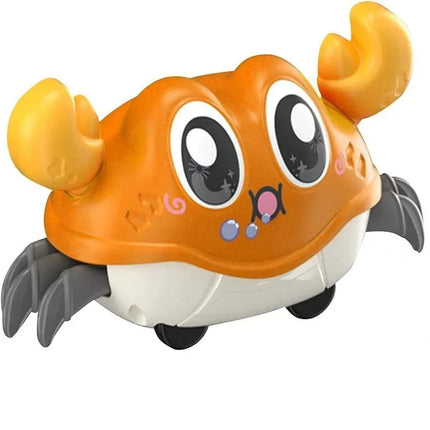 Children's Fun Double Loop Running Cartoon Crab Octopus Parent Child Interaction Inertia Crawling Toy Gifts for Boys and Girls