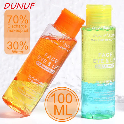 Gentle 3 in 1 Cleansing Oil Makeup Remover For Sensitive Skin Refreshing Moisturize Oil Control Non Irritating Face Lip Eye