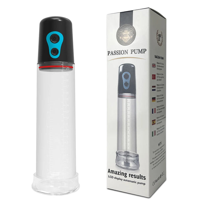 Electric Penis Pump Penis Enlarger Vacuum Pump Sex Toys for Men Penile Bigger Trainer Adult Male Masturbator Penis Enlargement