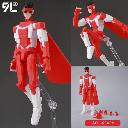 9L3D Printed Superheroes Invincible 2.0 Anime Multi-Jointed Shapeshift Toys Action Figures Mannequin Model Ornaments Gifts