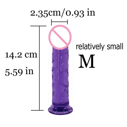 New Realistic Dildos Erotic Jelly Dildo Artificial Penis G-spot Simulation Large penis Anus Anal plug Female penis masturbation