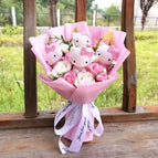 8 flowers-pink
