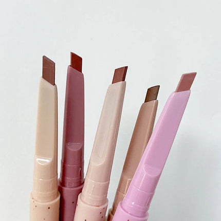 5 Colors Matte Lip Liner Lipstick Pen Waterproof Lasting Plump Velvet Lipstick Natural Outline Lips Line Pen Lip Makeup Cosmetic