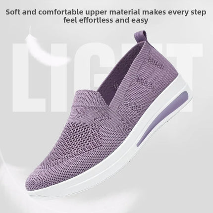 Spring New Women's Sports Shoes, Fashionable, Breathable, Lightweight, Non-slip, Wear-resistant, Casual Sports Shoes, Flat Shoes