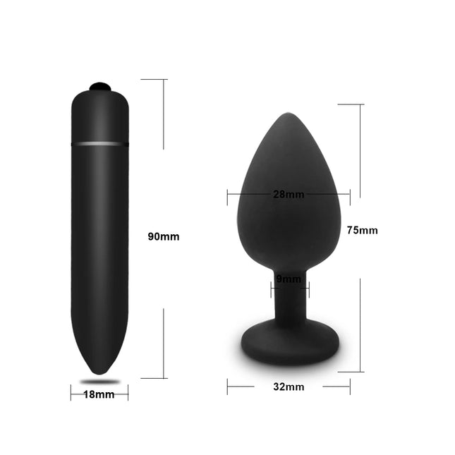 S/M/L Anal Butt Soft Silicone Plug Prostate Massage Stimulator For Couples Adult Erotic Anal Plug Sex Toys for Women Men Gay