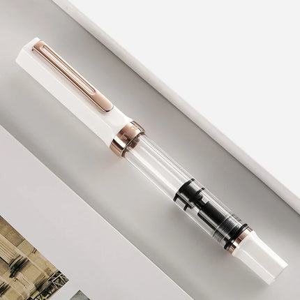 Original TWSBI ECO Piston Pen Transparent Resin Fountain Pen Holder Large Capacity Ink Storage Student Writing Business Gift