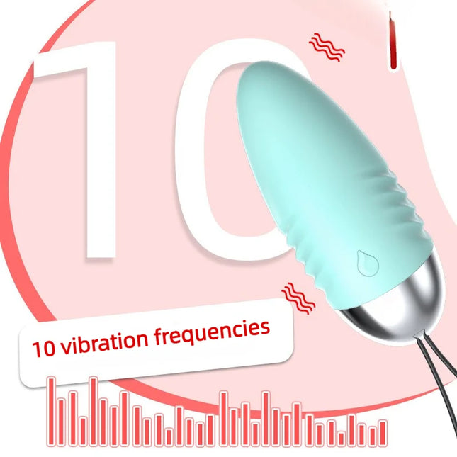 9.2cm Silicone Vibrating Egg Wireless Remote Control Vibrators Vaginal Masturbation G Spot Stimulating Massager Women Sex Toys
