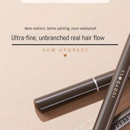 JUDYDOLL Ultra-fine Liquid Eyeliner Skinny Curved Brushwork Long lasting Waterproof Anti Shake Fast Drying Slim Enlarged Eyes