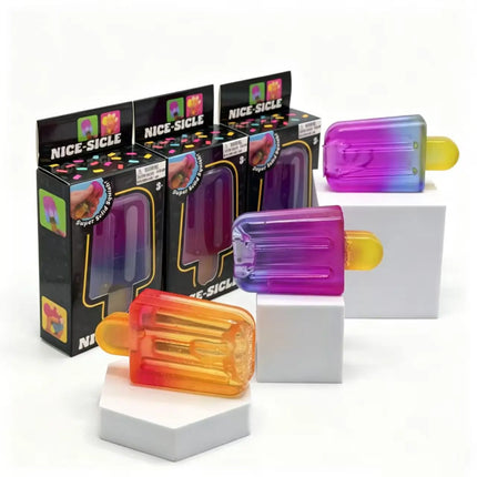 Gradient Ice Cream Squeeze Toy Soft Slow Rebound Squishy Fidget Toy Stress Relief Gadget for Adults Home Office Relaxation