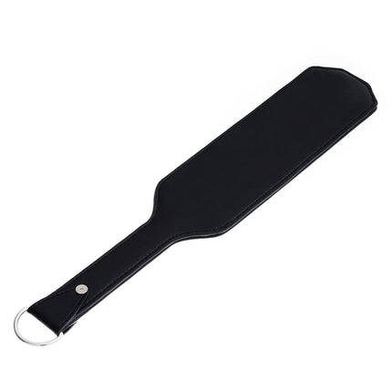 Adult Game 38.5CM Enhance Pain Leather Stainless steel Spikes Spanking Paddle Slapper Whip Bdsm Bondage Flogger Whips Sex Toys