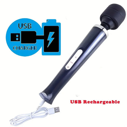 1pc Magic Massage Vibrator for Women USB Charging AV Stick Female Clitoris Stimulator G Spot Massager Built-in Lithium Battery