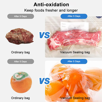 Vacuum Bags Sealing Food Vacuum Packaging Bags Reusable Vacuum Compression Bags Meat Fruit Snacks Sealed Storage Vacuum Pump Bag