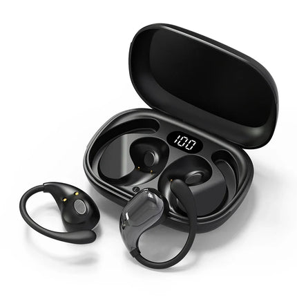 Wireless Bluetooth Earphone Headphones Outdoor Sport Headset 5.4 With Charging Bin Display Touch Control Earbuds for Music