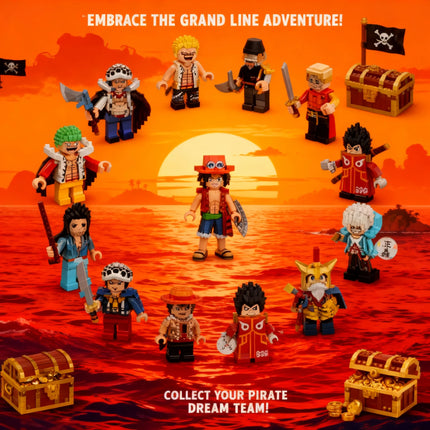 Nika Luffy Five Gear Action Figure Model Kit WM6194 WM6193 DY601S DY602S DY684 DY639 DY676 Mini Assembly Toys Children Gift