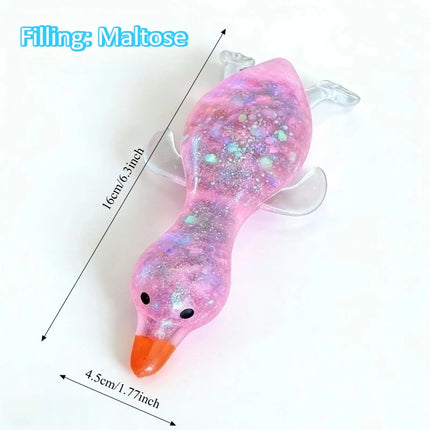 Jumbo Squishy Yellow Duck Fidgets Toys Cute Goose Squeezes Animals Vent Toys Adults Decompression Stretch Toy Friends Best Gift