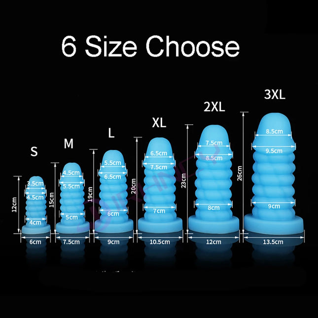 S-XXXL Huge Anal Dildos Soft Silicone Butt Plug Big Anal Plug with Suction Cup G-spot/prostate Massage 18+ Masturbate Sex Toys