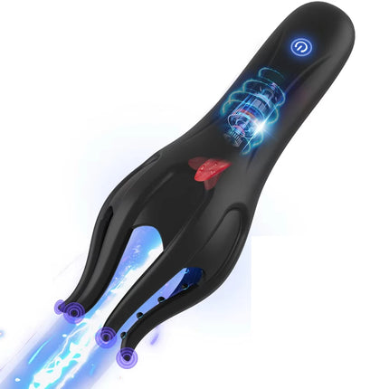 Penis Training Vibrator Male Masturbator Glans Stimulator Sex Toy for Ejaculation Delay Training Male Pleasure Prolong Endurance
