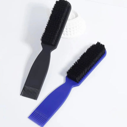 Professional hair styling brush set, 2-in-1 brush hair salon styling tool, anti slip handle, special for real hair wigs