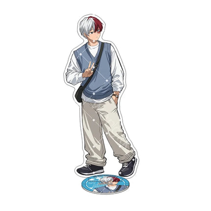 My Hero Academia Nationwide Travel Ver 15CM Double Sided Acrylic Stand keychain 2026 New Anime Stand Izuku Shota DABI Fans Gift