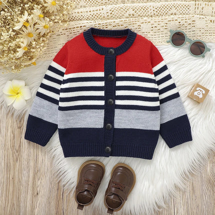 Winter Baby Sweaters Clothes Autumn Long Sleeve Button Up Infant Boys & Girls Outwear Jackets & Coats 1-3Y Children Knitwear Top