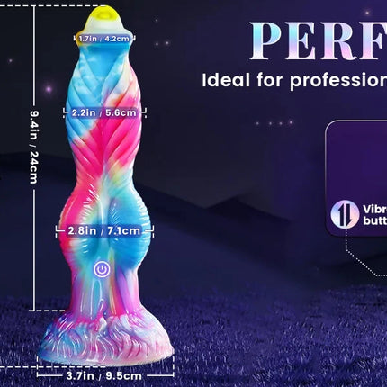 Thrusting Dragon Dildo Vibrator Sex Toys 10" 4IN1 Monster Remote Control Thick Dildo Suction Cup Dildo Anal Toys Adult Product
