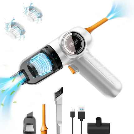 New Design Car Vacuum Cleaner 10000PA Strong Suction Wireless Portable Vacuum Cleaner For Car Home Desktop Keyboard Cleaning