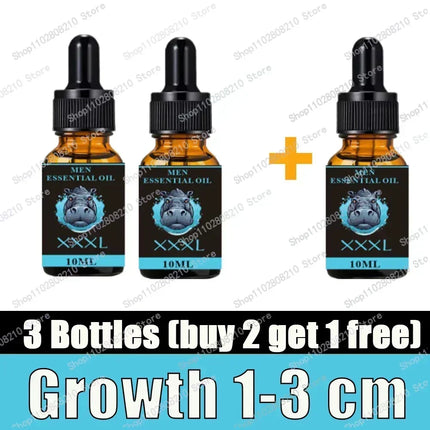 Penis Permanent Thickening, Increase XXL Growth Enlargement Massage Men's Cock Erection Lubricant Plant Extracts Massage Oil