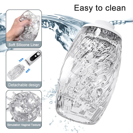 Typhoon- Automatic Male Masturbator Telescopic Rotation Vibrating Vagina Masturbation Cup Sex Toys for Men Goods for Adults