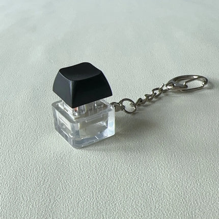 LED Keyboard Key Chain Toy Stress Relief DIY Button Finger Keyboard Caps Toy Small Gifts Small Gadgets Keychains