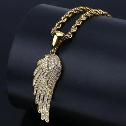 Hip Hop Iec Out Put Crystal Zirconia Dollar Sign Pendant Necklace Fashion Punk Cool Rock Rap Party Jewelry Accessories for Men