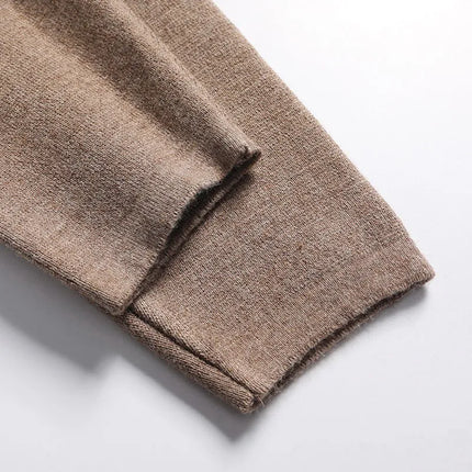 100% Wool Pants Men Warm Pants Winter Cashmere Middle-aged Young People Slim Fit Knitted Bottom Warm for Women Legging