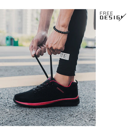 Men Running Spring Autumn Walking Loafers Fashion Casual Sports Shoes Breathable Light Men's Outdoor Shoes Plus Size38-48
