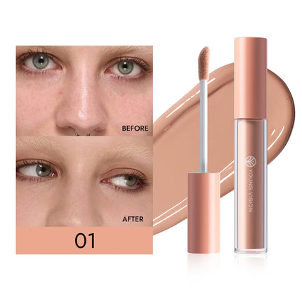 YOUNG VISION 6 Colors Hydrating Fresh Concealer Brightens Skin Tone and Covers Blemishes and Dark Eye Circles Concealer
