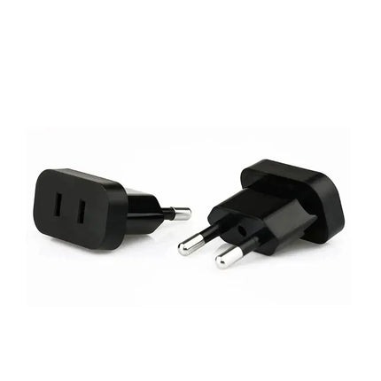 1 Pcs 4.8mm Power Plug Adapter US To EU Euro Europe Plug Power Plug Converter Travel Adapter Power Converter Outlet