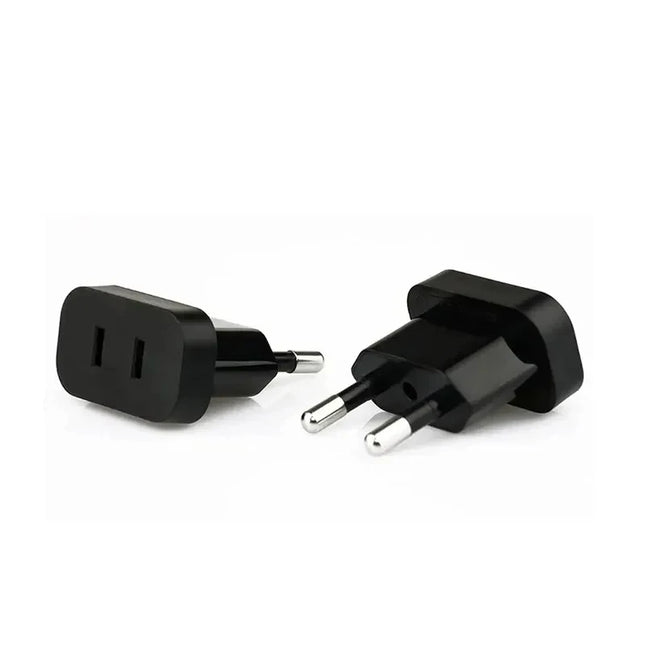 1 Pcs 4.8mm Power Plug Adapter US To EU Euro Europe Plug Power Plug Converter Travel Adapter Power Converter Outlet